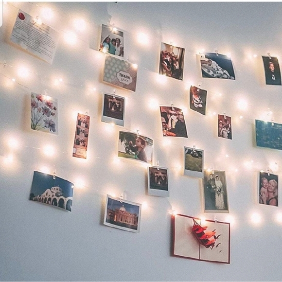 UO Fairy String Lights Photo Clips VSCO 33ft 100 - Picture 3 of 8